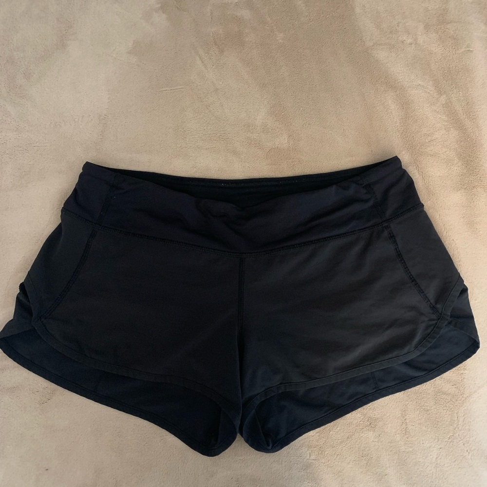 Lululemon Athletica Black Athletic Shorts Sleek Design